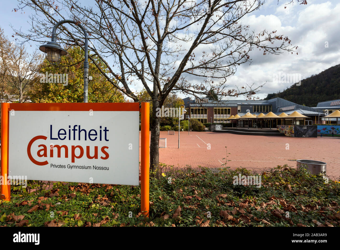 Leifheit Campus, eine private ganztägige Gymnasium in Nassau Stockfoto
