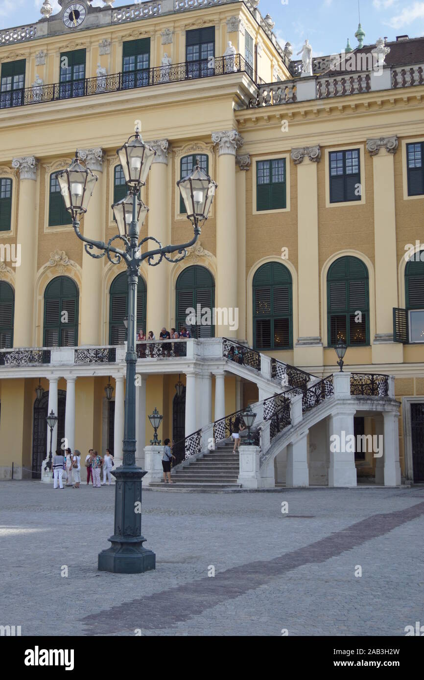 Schloss Schönbrunn in Wien Stockfoto