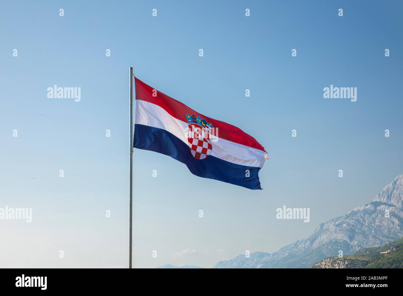 Schne Flagge Rot Weiss Blau Fotos