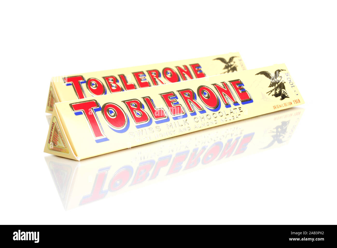 Toblerone Schokolade Stockfoto