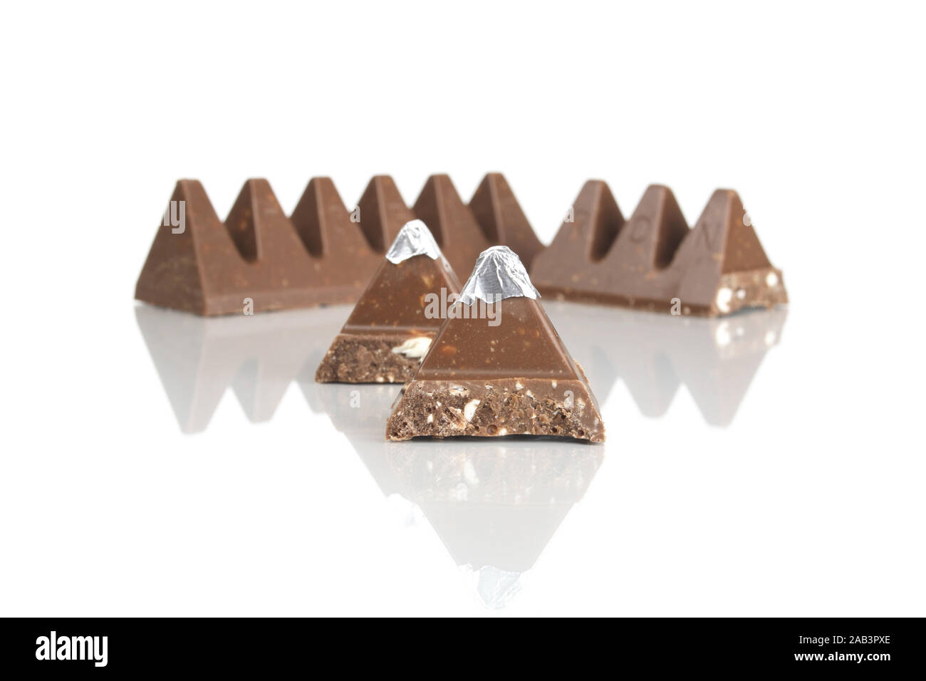 Toblerone Schokolade Stockfoto