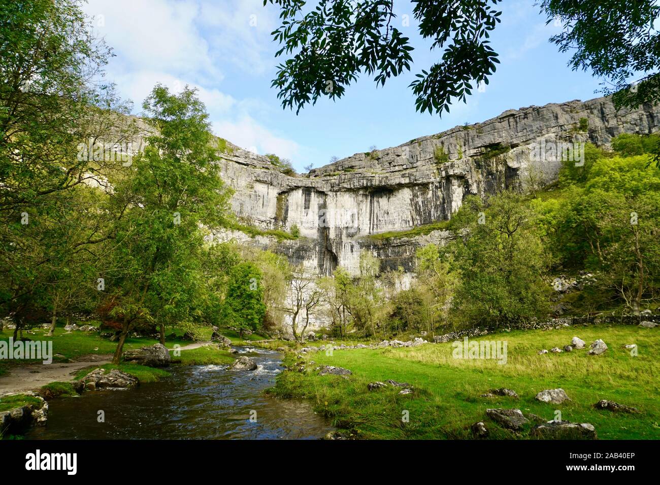 Malham Cove, Malham, North Yorkshire, England, Großbritannien Stockfoto