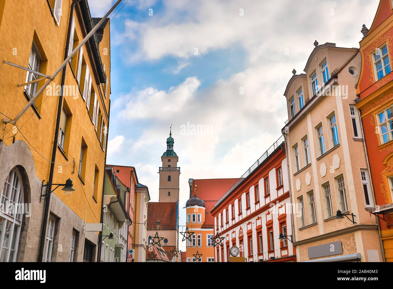 Ingolstadt historische Gebäude Bayern Deutschland Stockfoto