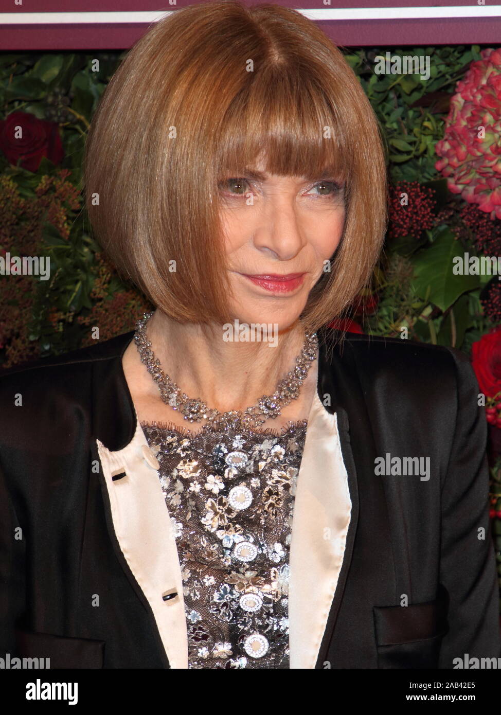 Anna Wintour besucht die 65 Evening Standard Theater Awards an das London Coliseum, London. Stockfoto