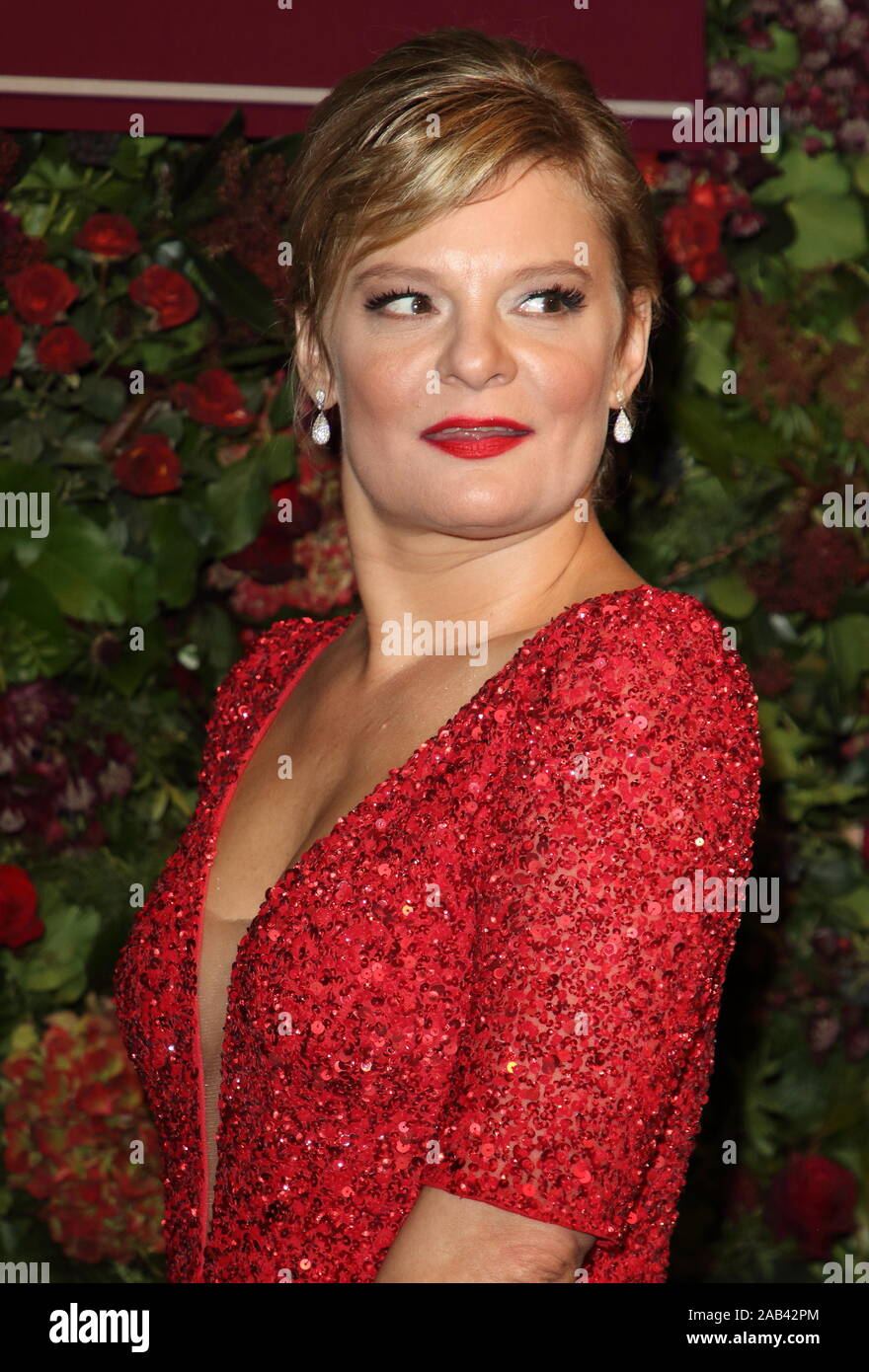 Martha Plimpton besucht die 65 Evening Standard Theater Awards an das London Coliseum, London. Stockfoto