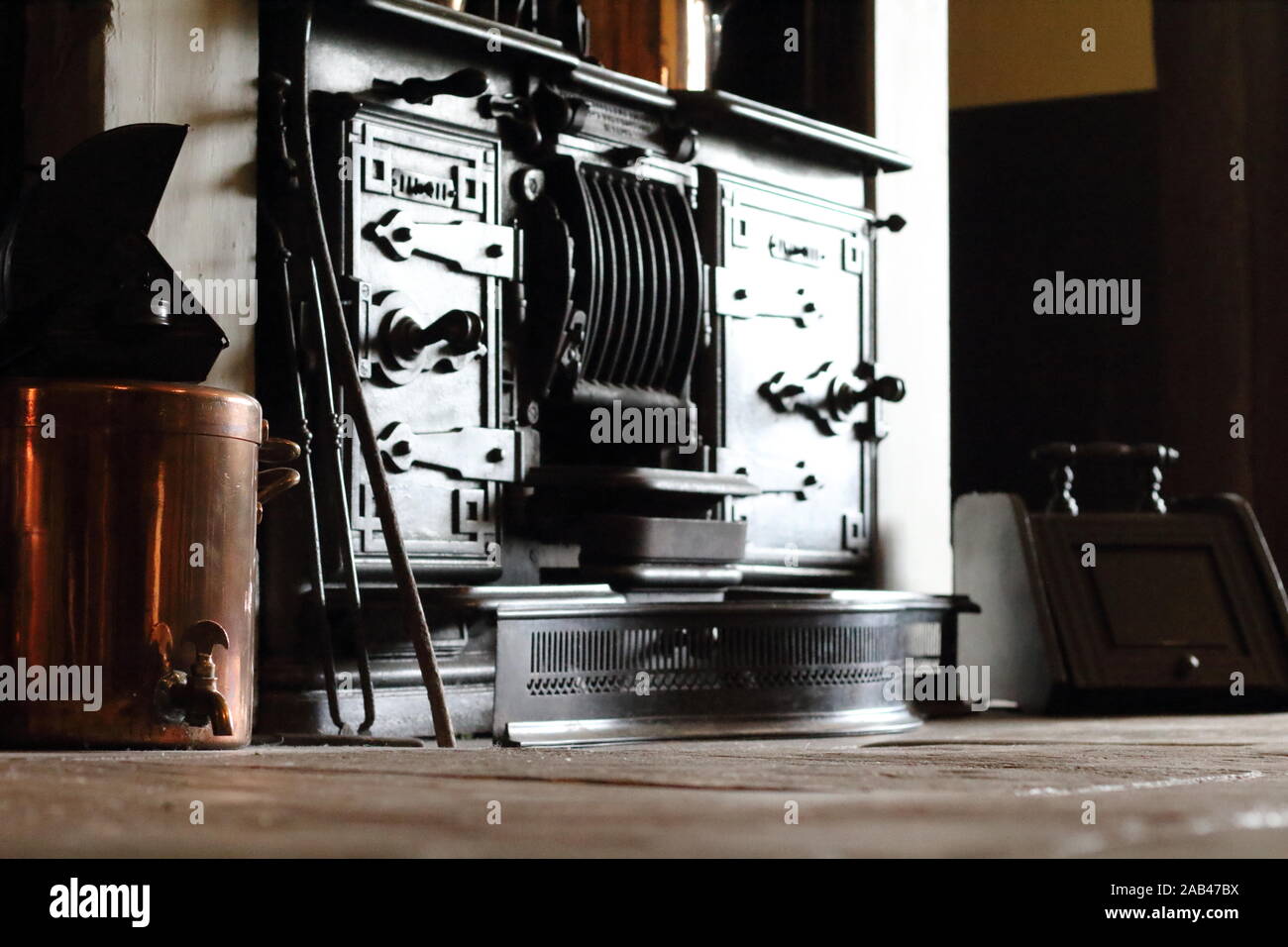 Viktorianische Küche Bereich Stockfoto