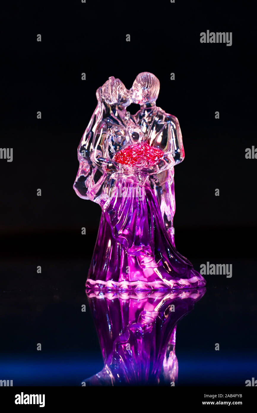 Schöne Geschenkideen für Hochzeit, Jahrestag, Valentinstag, Hochzeit, etc. Stockfoto