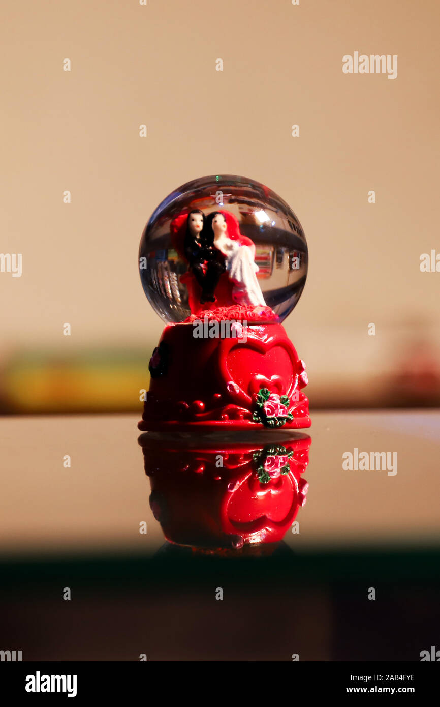 Schöne Geschenkideen für Hochzeit, Jahrestag, Valentinstag, Hochzeit, etc. Stockfoto