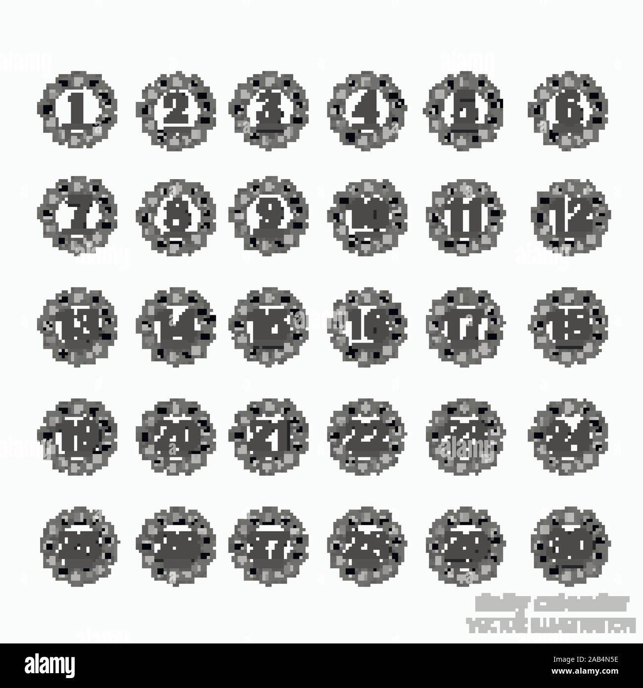 Tasten mit Kalender Termine Monat November. 1, 2 3 4 5 6 7 8 9 10 11 12 13 14 15 16 17 18 19 20 11 12 13 14 15 1617 18 19 20 21 22 23 24 25 26 27 28 29 30 Stock Vektor