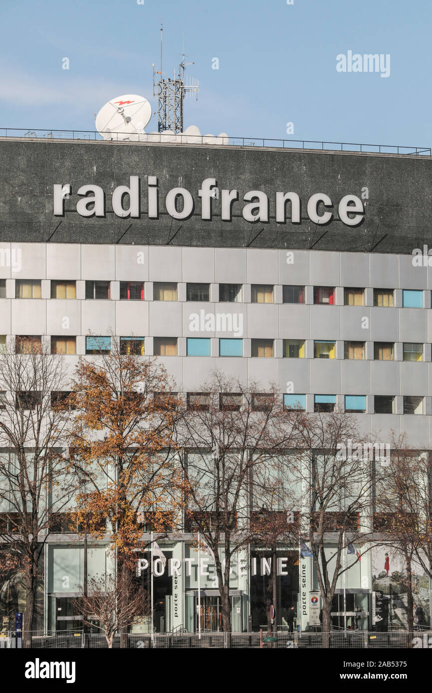 MAISON DE LA RADIO, PARIS Stockfoto