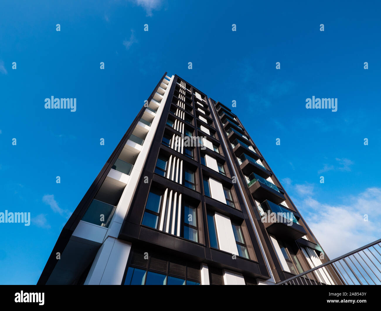Vetro, Luxus, Wohnturm, Reading, Berkshire, England, UK, GB. Stockfoto
