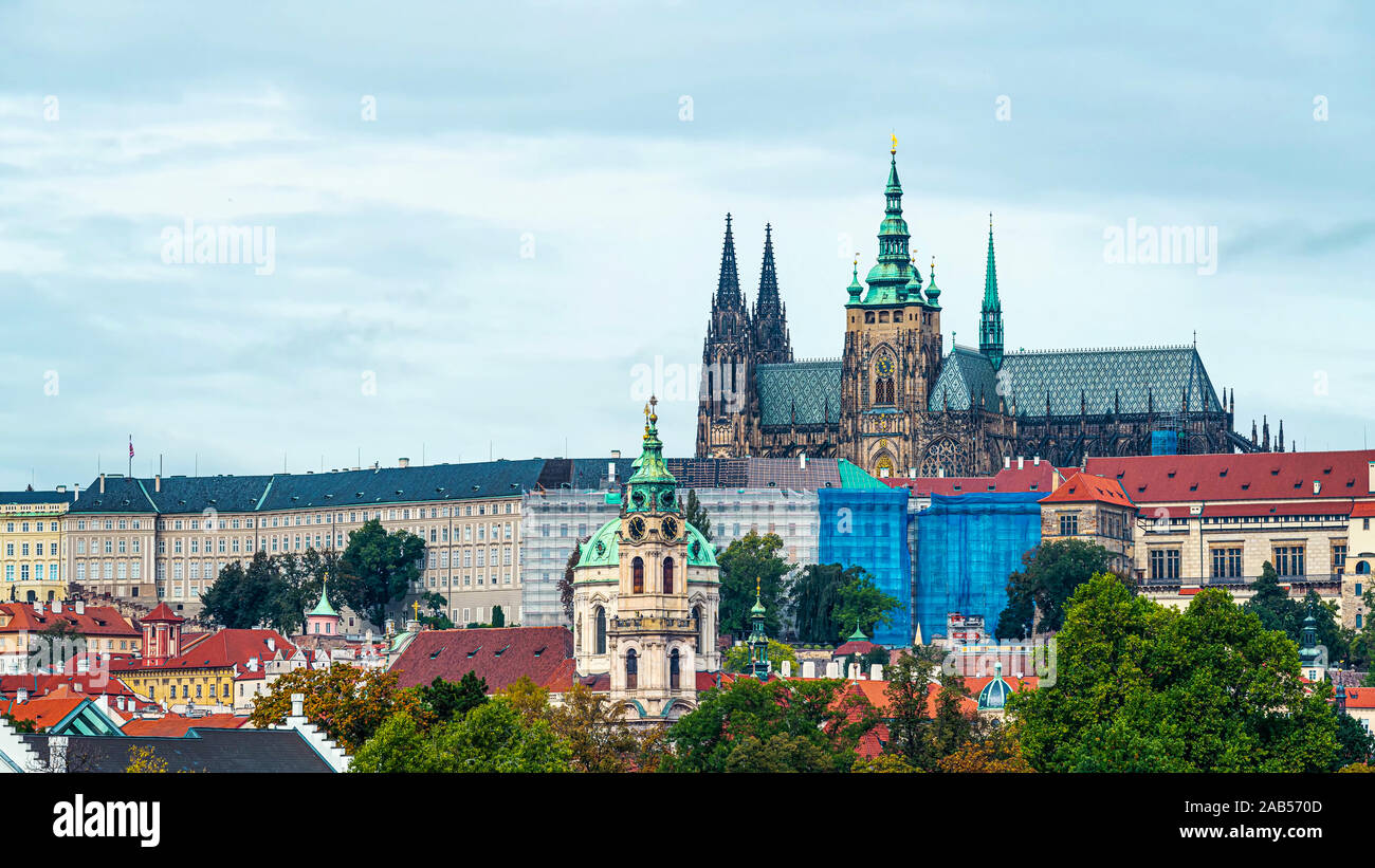 Prager Stadtbild Stockfoto