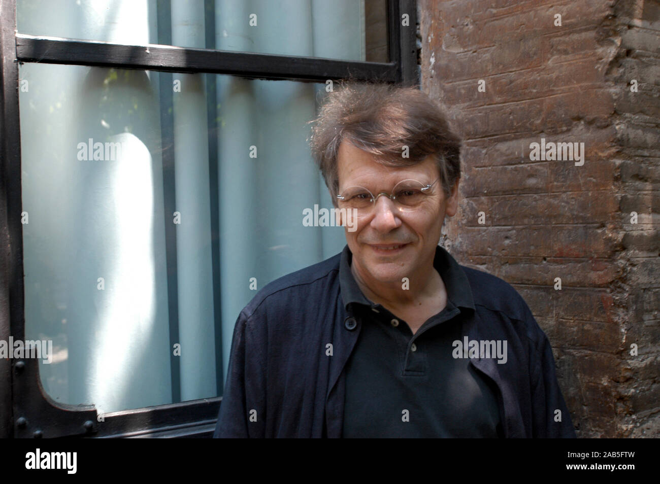 Roma, Italien: Daniel Pennac Alla Casa della Letterature. Stockfoto