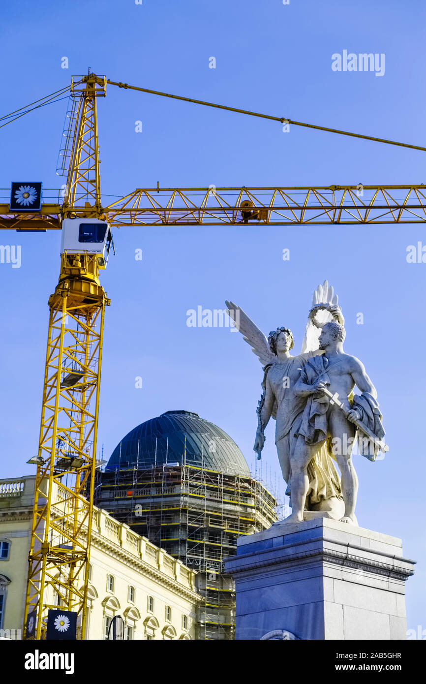 Marmor Skulptur vor Berlin, Berlin, Deutschland Stockfoto
