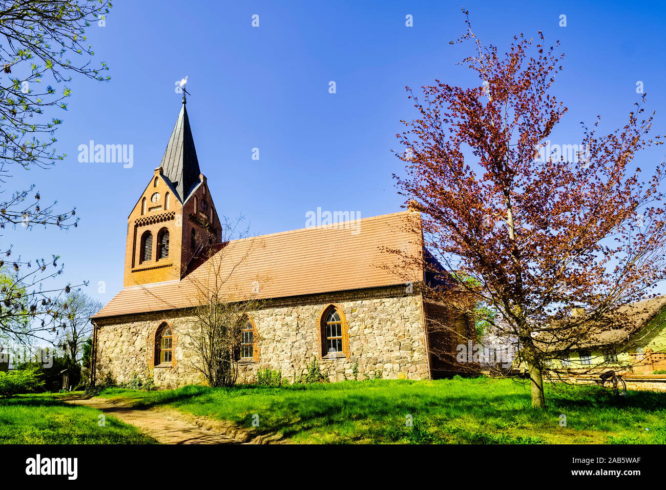 Kirche Liepe, Nennhausen, Land Brandenburg, Deutschland Stockfoto