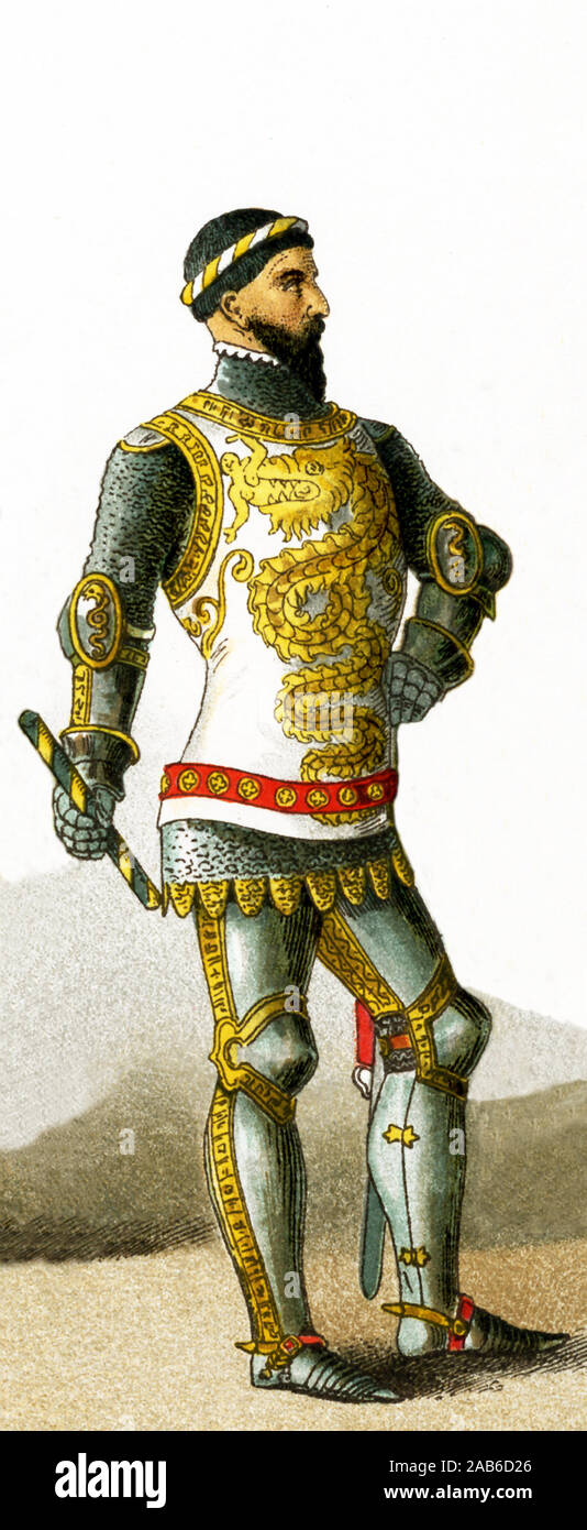 Die hier gezeigten Abbildung ist Bernabo Visconti (gestorben 1385