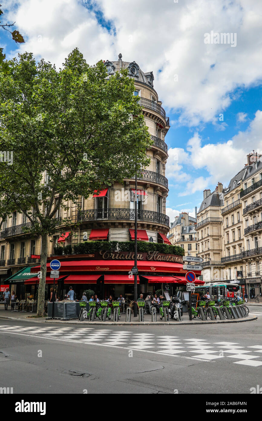 Restaurant Paris, Frankreich, Europa Stockfoto