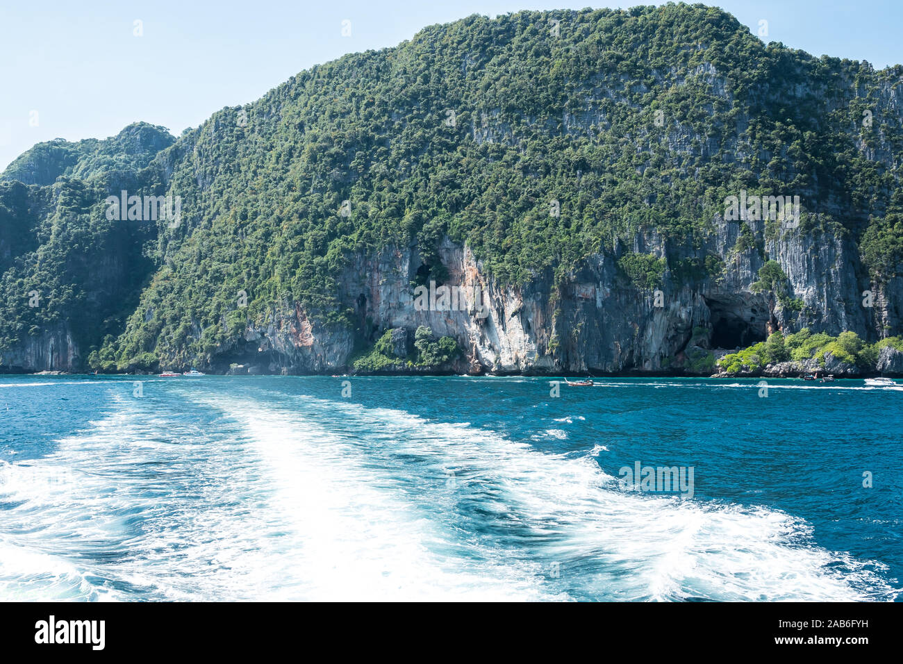 Wunderschöne Landschaften von Phuket, Thailand. Phuket ist eine der südlichen Provinzen Thailands Es besteht aus der Insel Phuket, das Land der großen Stockfoto