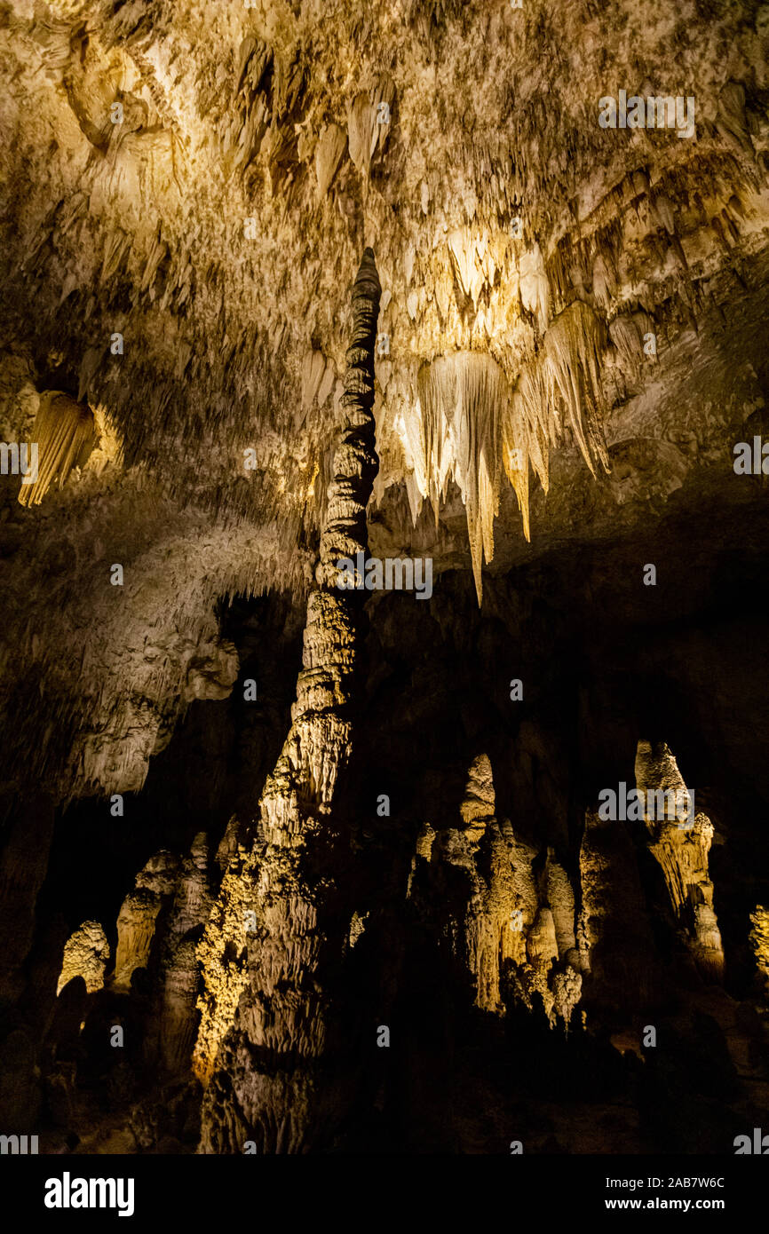 Carlsbad Caverns, die großen Zimmer, UNESCO-Weltkulturerbe, Carlsbad, New Mexico, Nordamerika Stockfoto