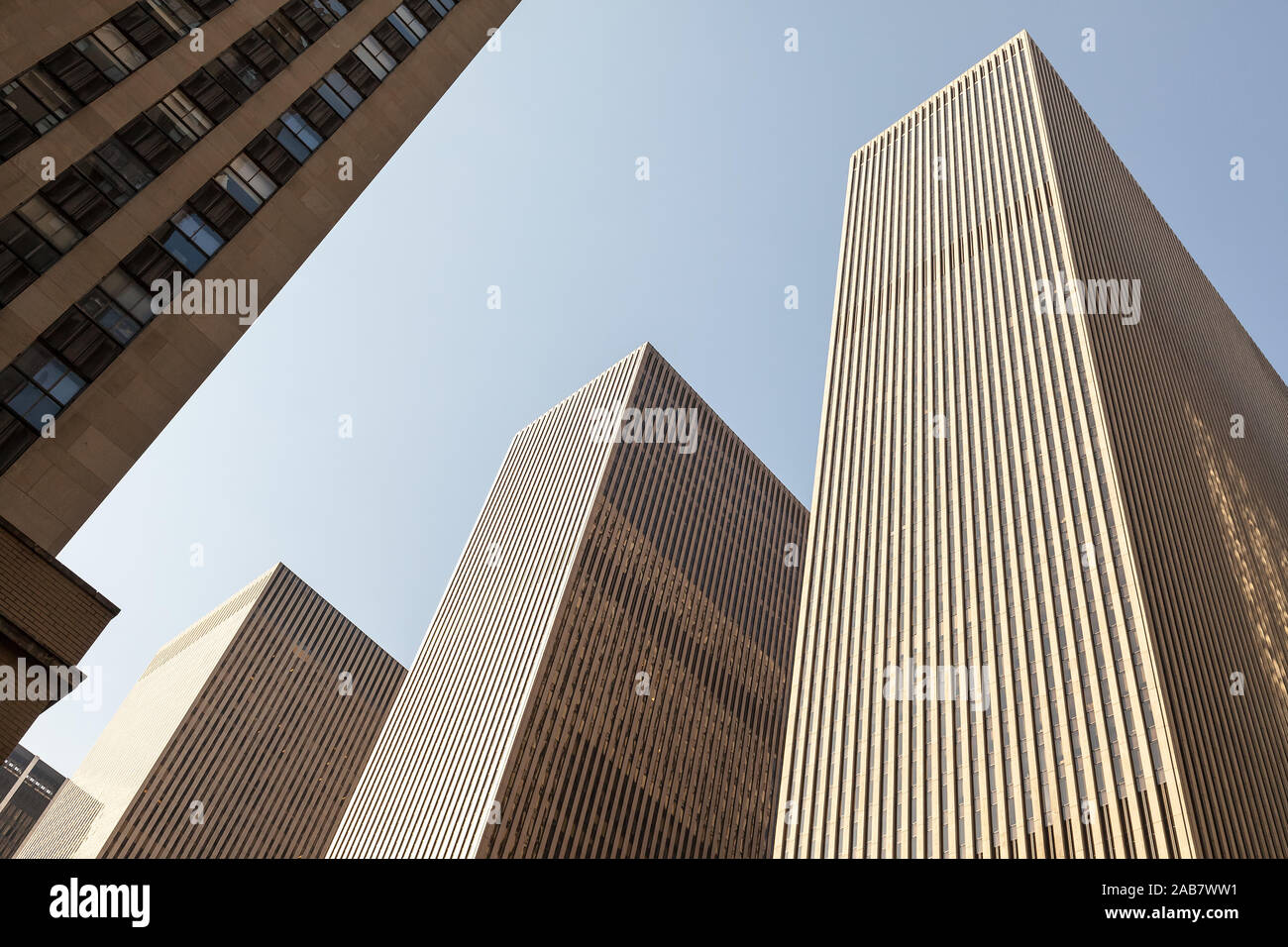 Ein Blick auf die Stadt New York in Amerika Stockfoto