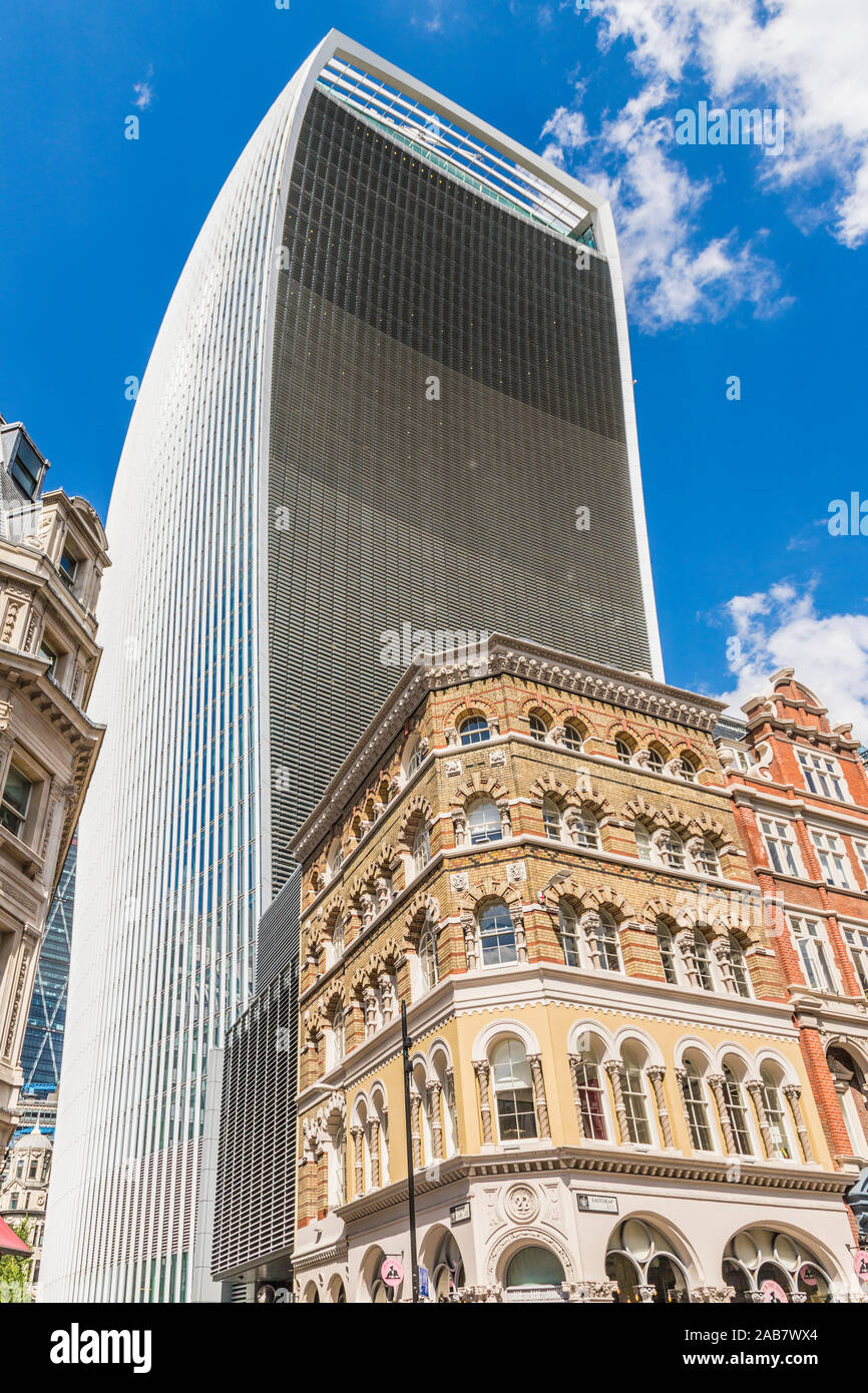 20 Fenchurch Gebäude (das Walkie Talkie Gebäude), City of London, London, England, Vereinigtes Königreich, Europa Stockfoto