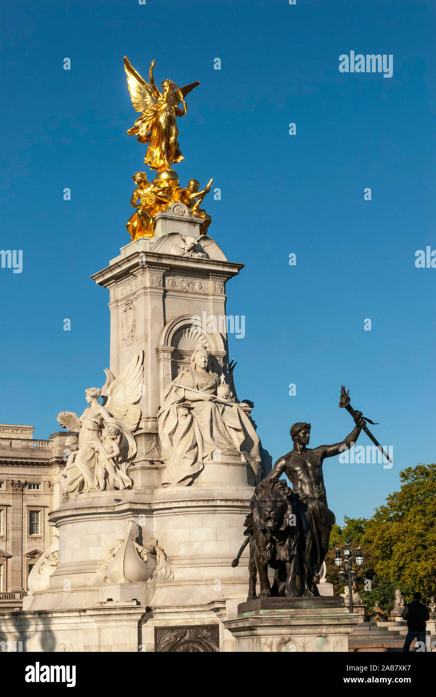 Queen Victoria Monument, Buckingham Palace, die Mall, London, England, Vereinigtes Königreich, Europa Stockfoto