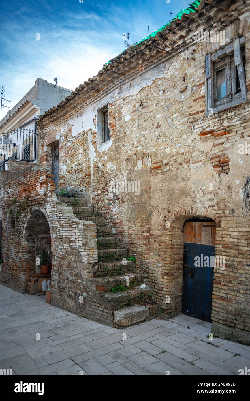 Portocannone, ein Dorf der Arbëreshë Kultur in Molise Stockfoto
