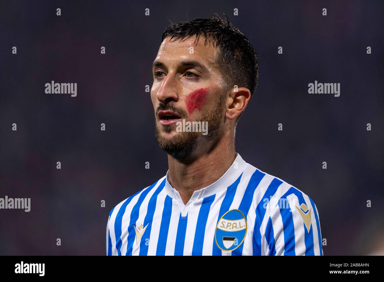 Mirko Valdifiori (Spal) während Erie der Italienischen eine "Übereinstimmung zwischen Spal 1-1 Genua Paolo Mazza Stadion am 25. November 2019 in Ferrara, Italien. Credit: Maurizio Borsari/LBA/Alamy leben Nachrichten Stockfoto