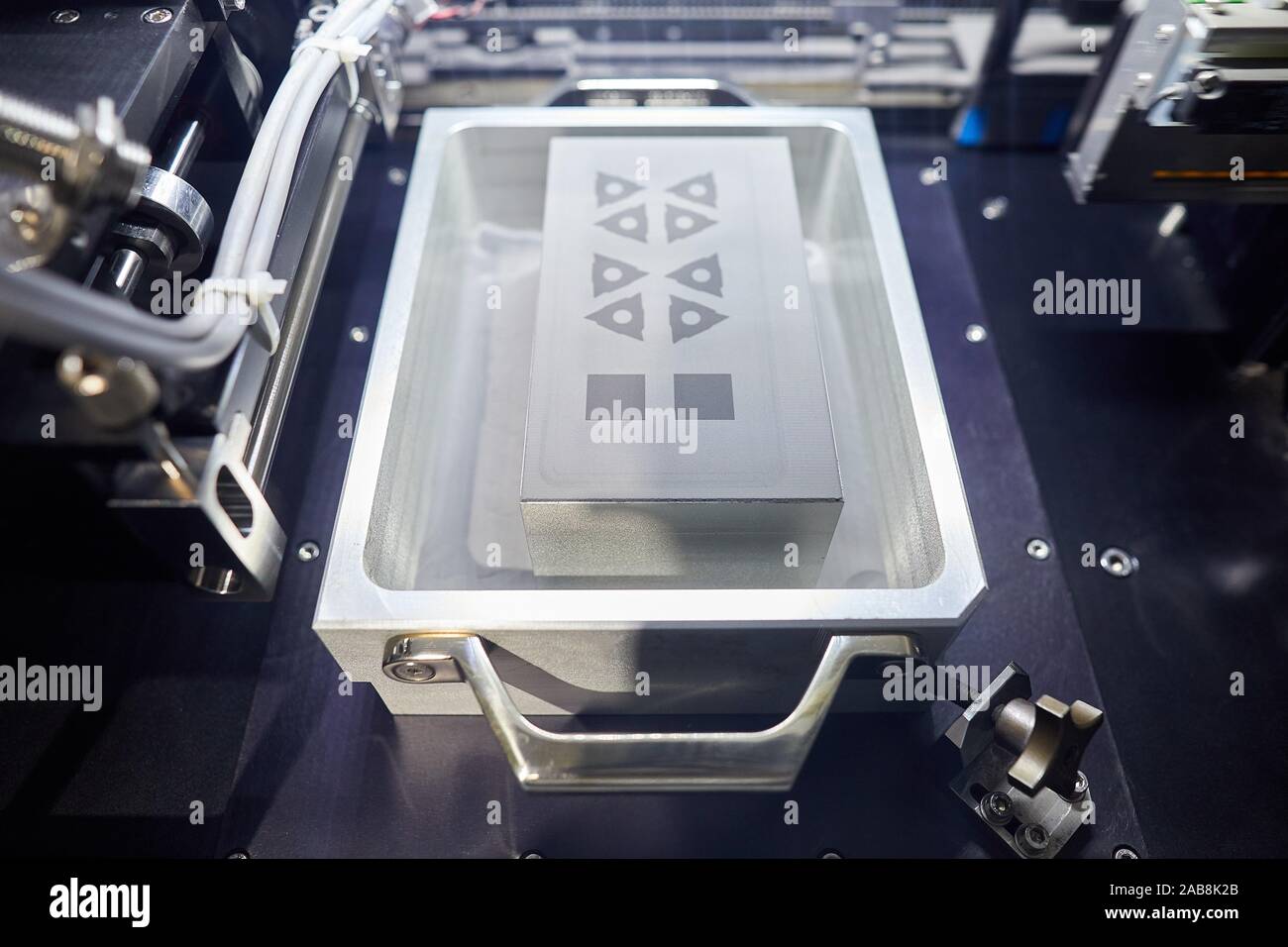 Binder Jetten, Additive Manufacturing Technologie ermöglicht, dass die hohe Komplexität in einer Vielzahl von Materialien hergestellt, Stockfoto