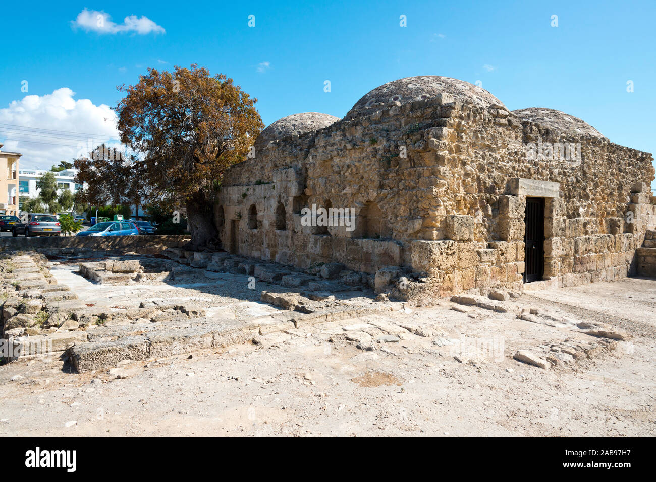 Mittelalterliche osmanische Bäder Paphos, Zypern Stockfoto
