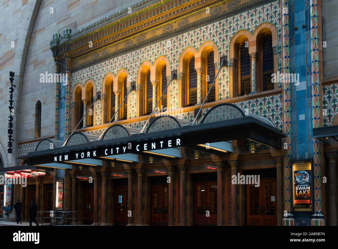 New York City Center ist ein 2.257-Sitz maurischen Revival Theater an 131 West 55th Street, New York, USA Stockfoto