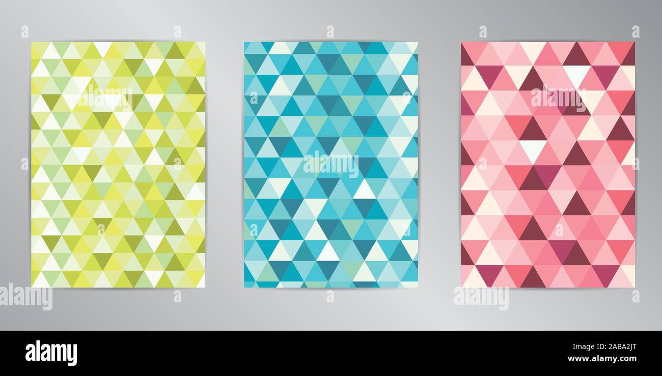 Modernes, farbenfrohes Design Hintergrund Format A4. Stock Vektor