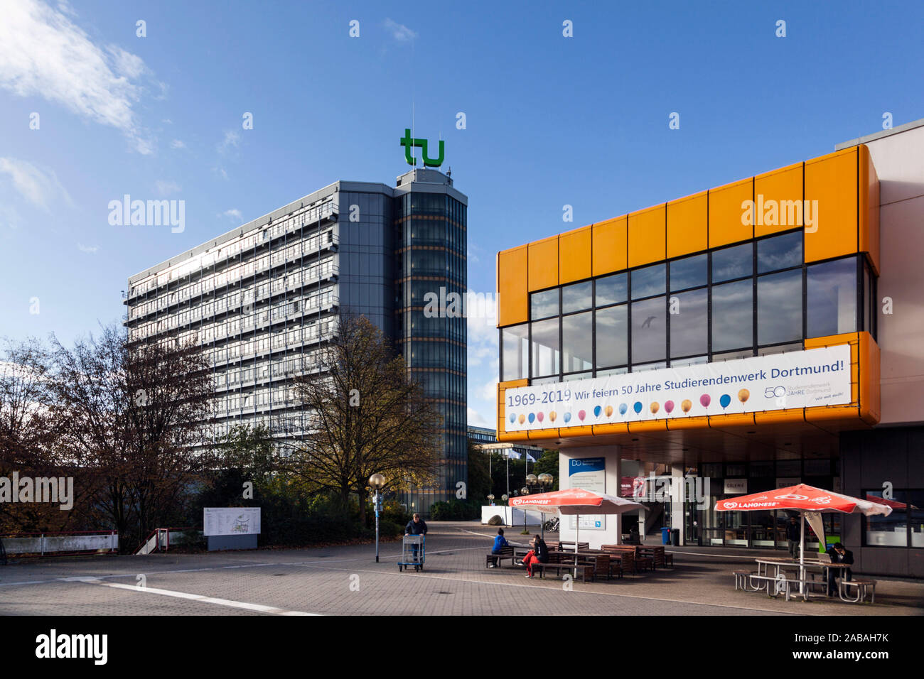 Technische Universität Dortmund Stockfoto