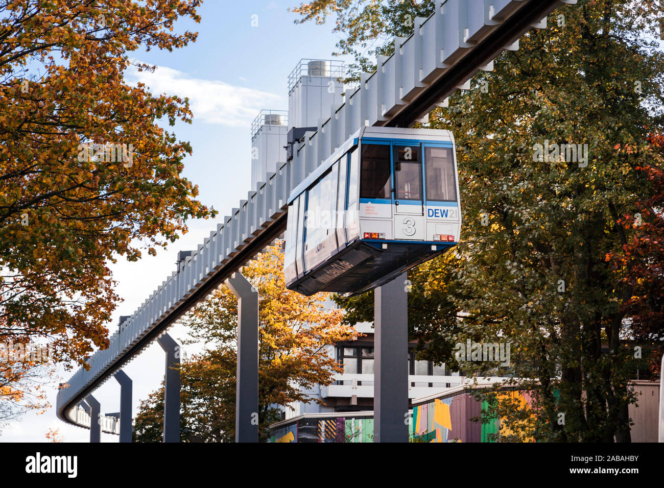 Die Hochbahn an der Technischen Universität Dortmund Stockfoto