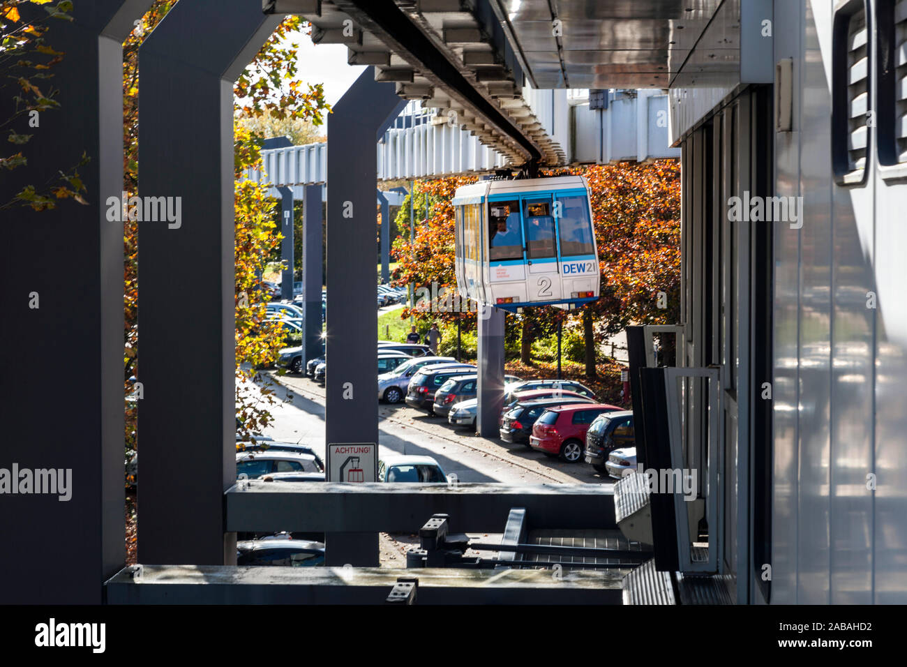 Die Hochbahn an der Technischen Universität Dortmund Stockfoto