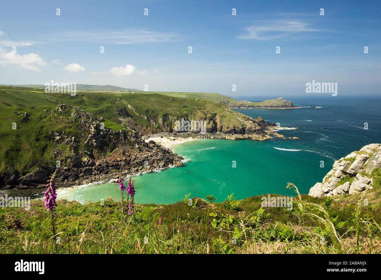 Landschaft in Cornwall, Grossbritannien Stockfoto