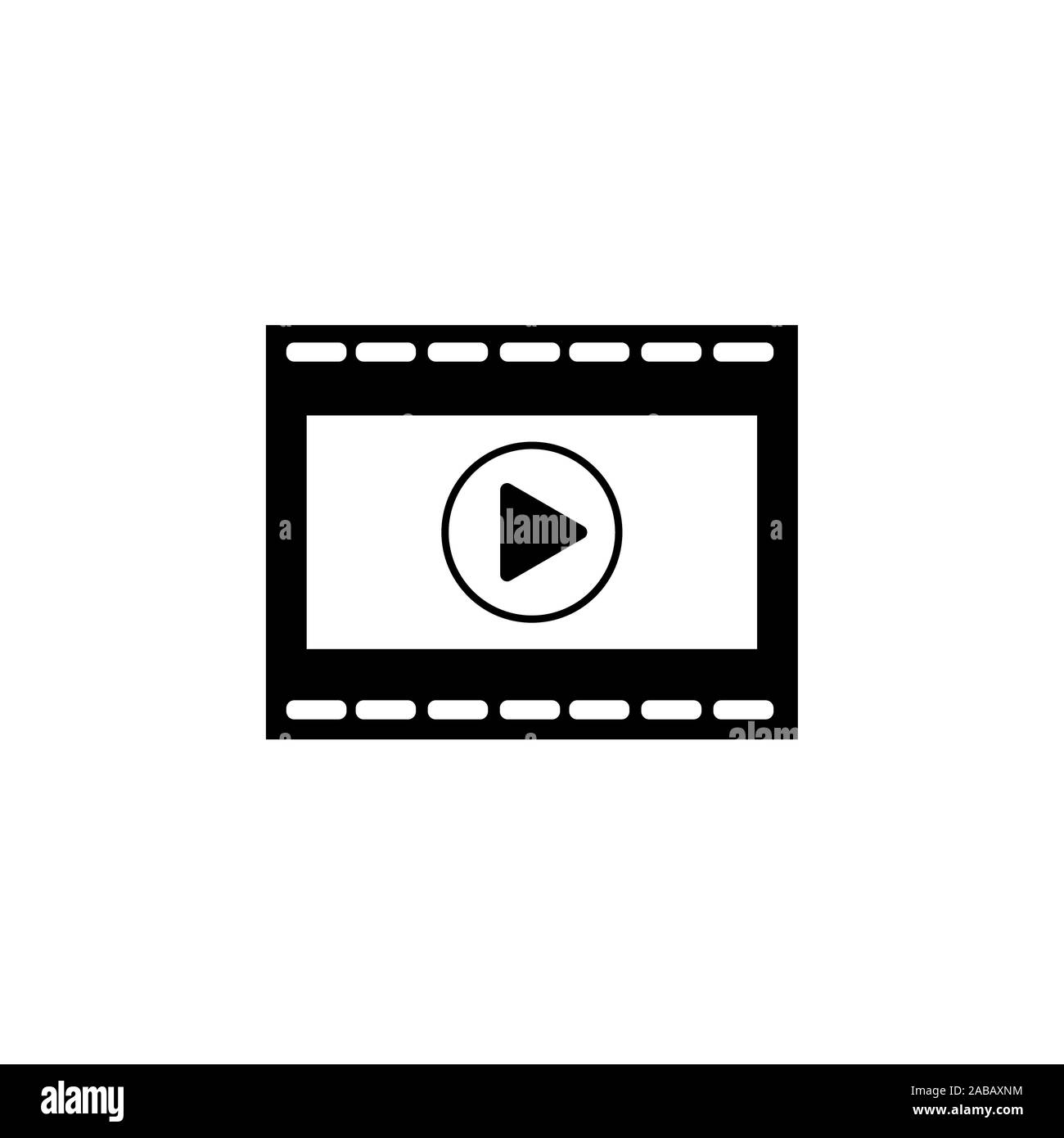 Play Video Vektor icon Stock Vektor