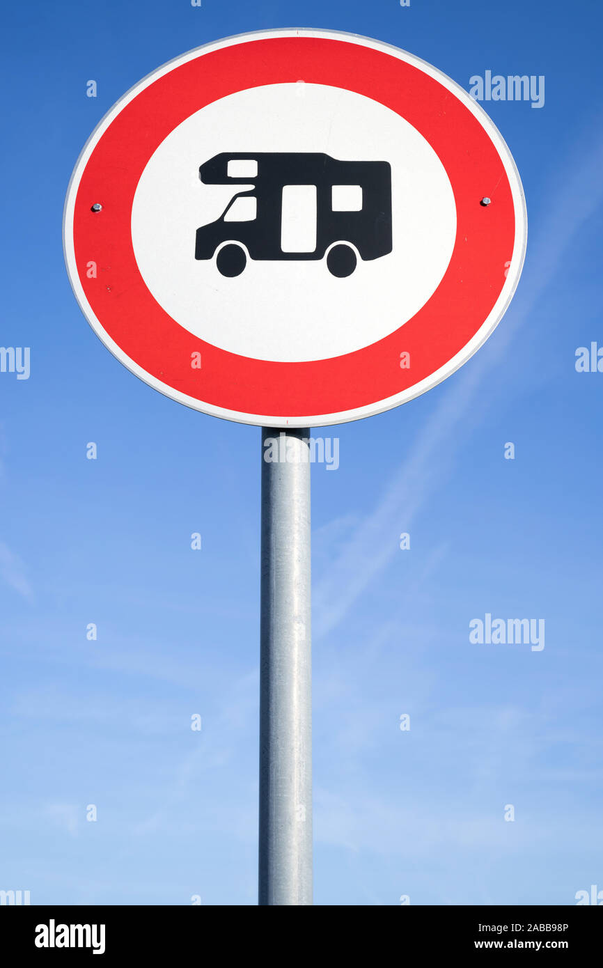 Campen Verboten" Schild – Hochwertiges Hinweisschild Für Den Außenbe