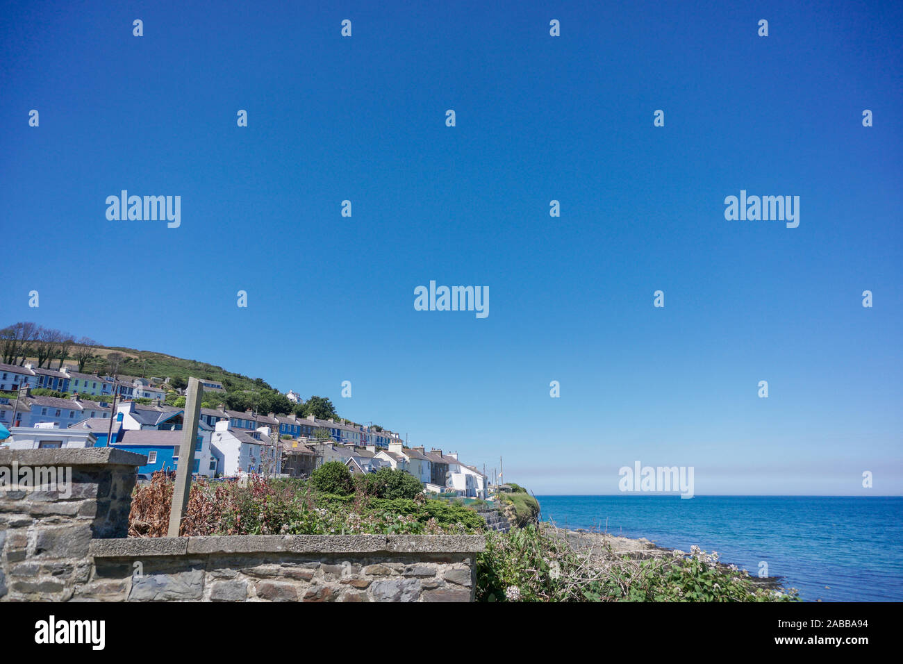 New Quay, Cardigan Bay, Ceredigion, Wales, Großbritannien Stockfoto