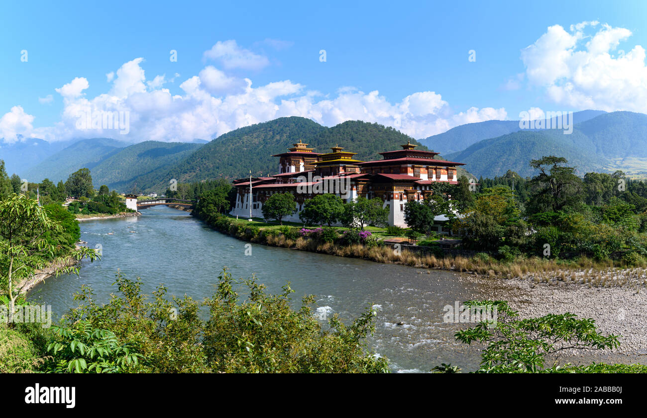 Punakha Dzong, Paro, Bhutan Stockfoto