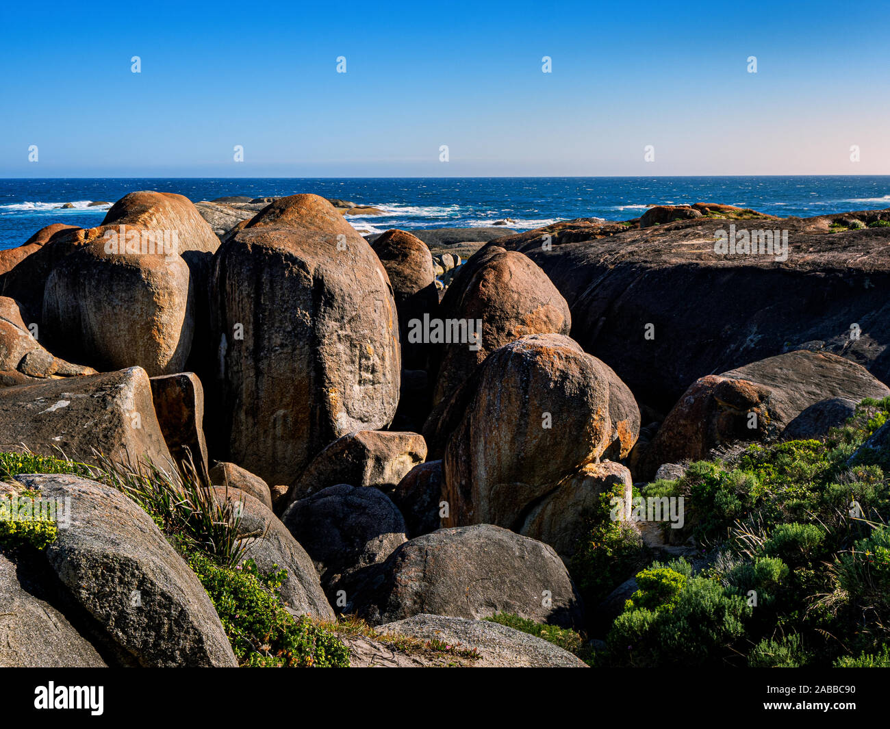 Die Elephant Rocks Beach in der Nähe von Dänemark, Western Australia, Australien Stockfoto