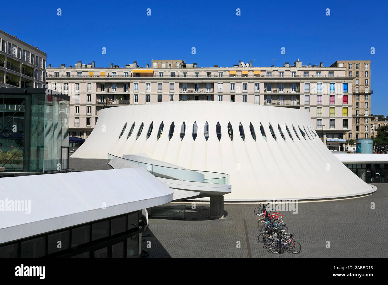 Der Volcan, Le Havre, Normandie, Frankreich Stockfoto