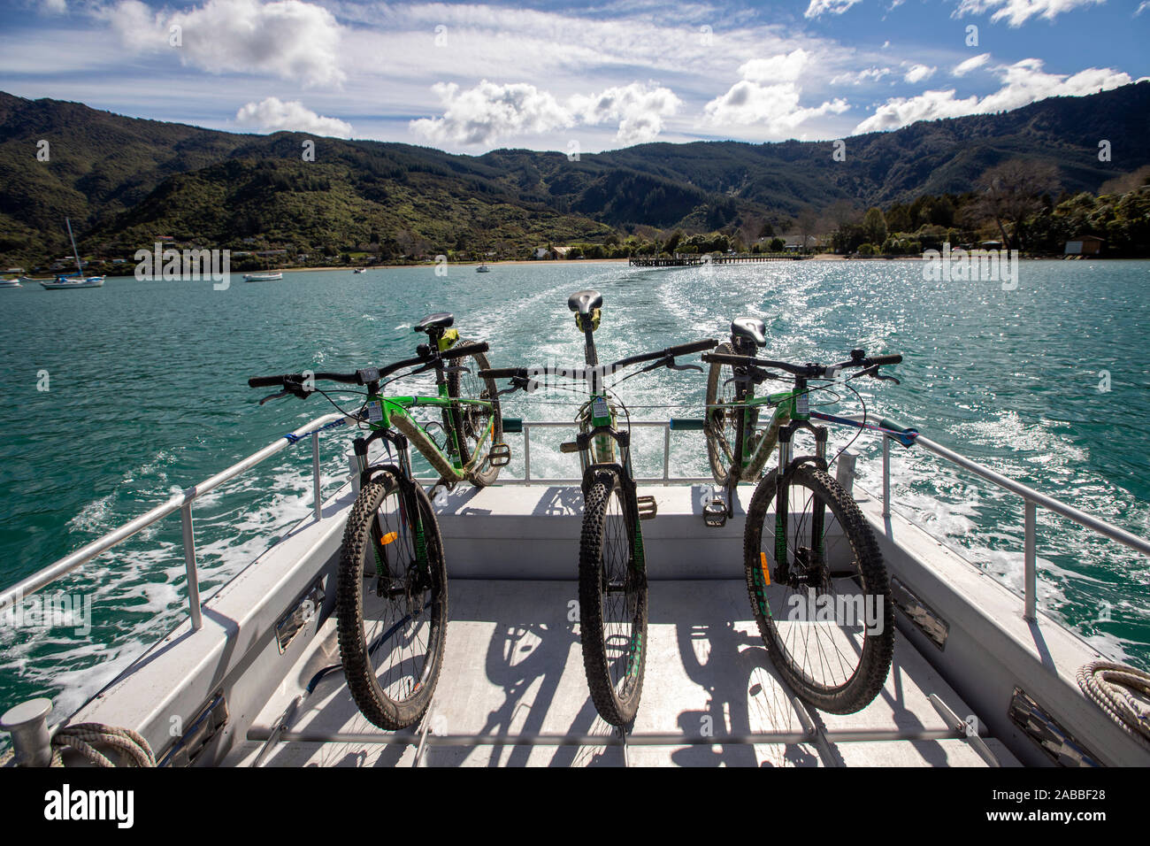 Link Weg, Marlborough, Neuseeland Stockfoto