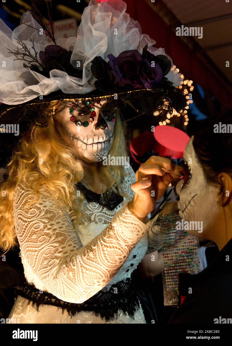 Tag der Toten im MIssion District, San Francisco Stockfoto