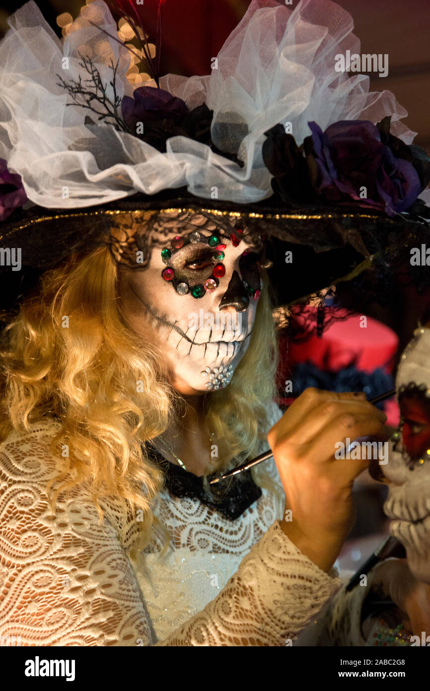 Tag der Toten im MIssion District, San Francisco Stockfoto