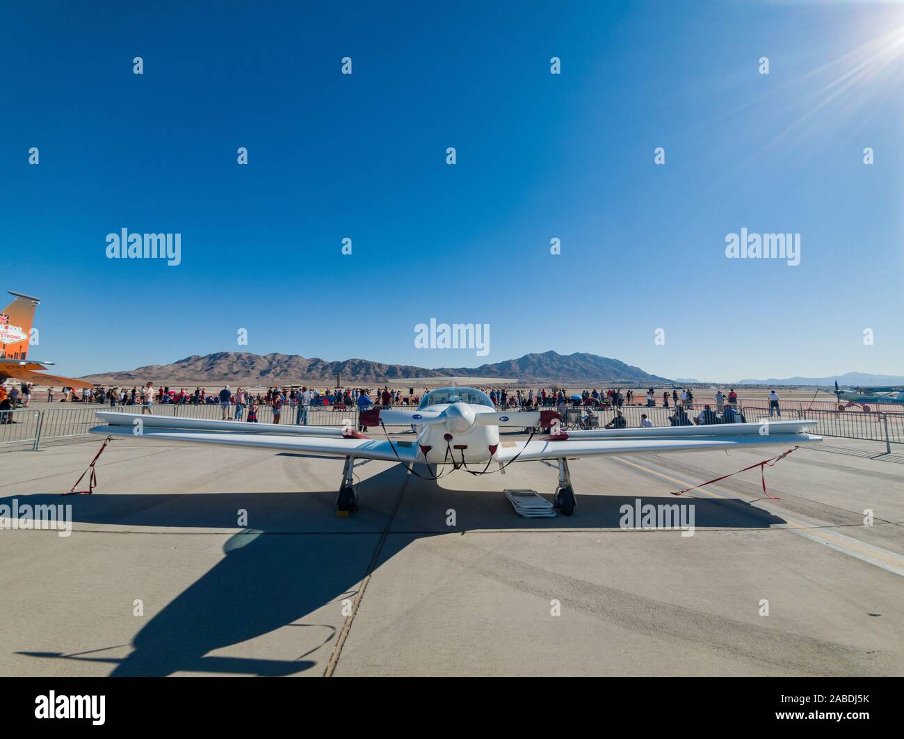 Las Vegas, Nov. 17: USAF Air Show in Nellis Air Force Base am 17.November, 2019 in Las Vegas, Nevada Stockfoto