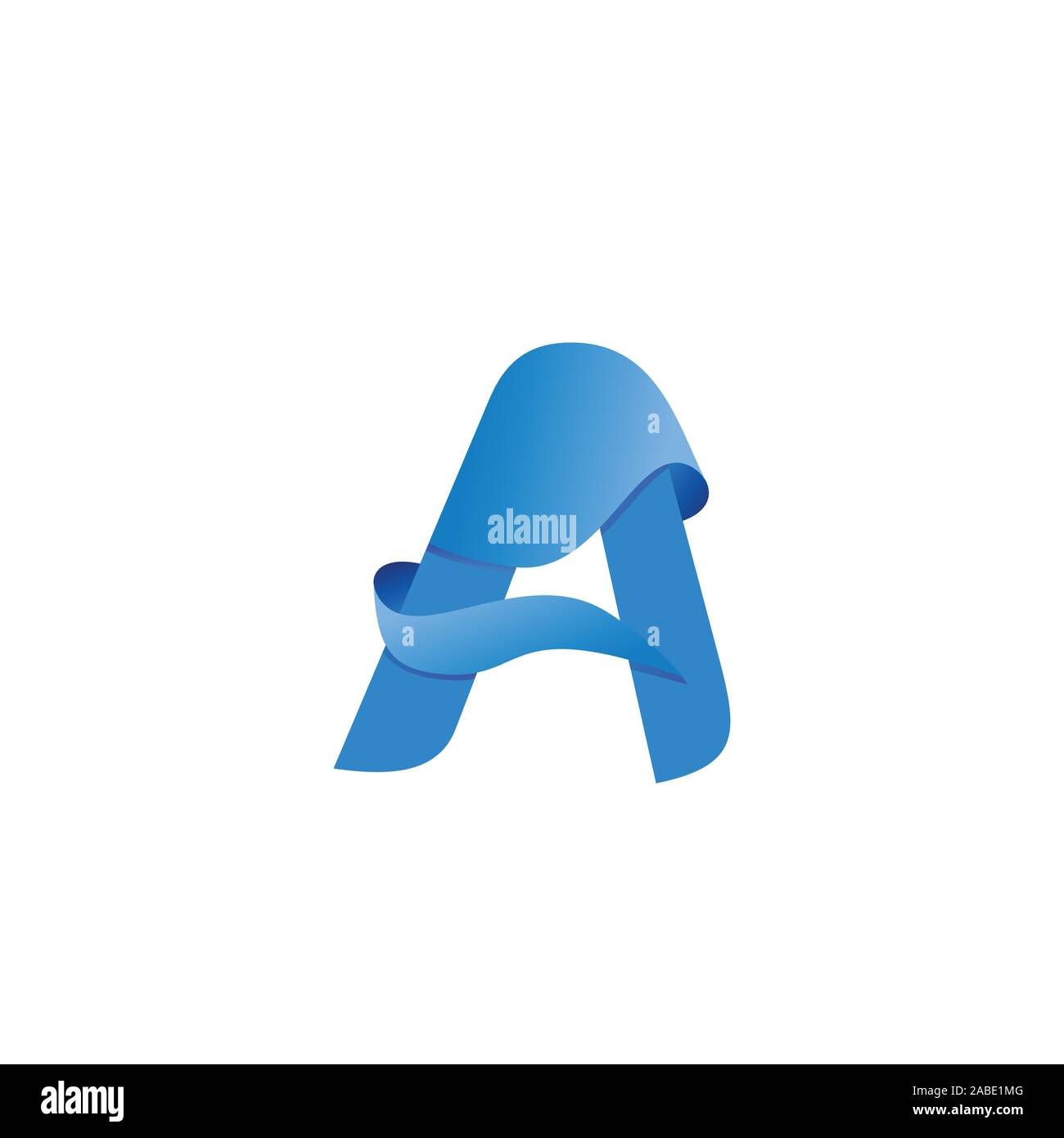 Ein Logo. Vektor abstrakte Material design Stil Stock Vektor