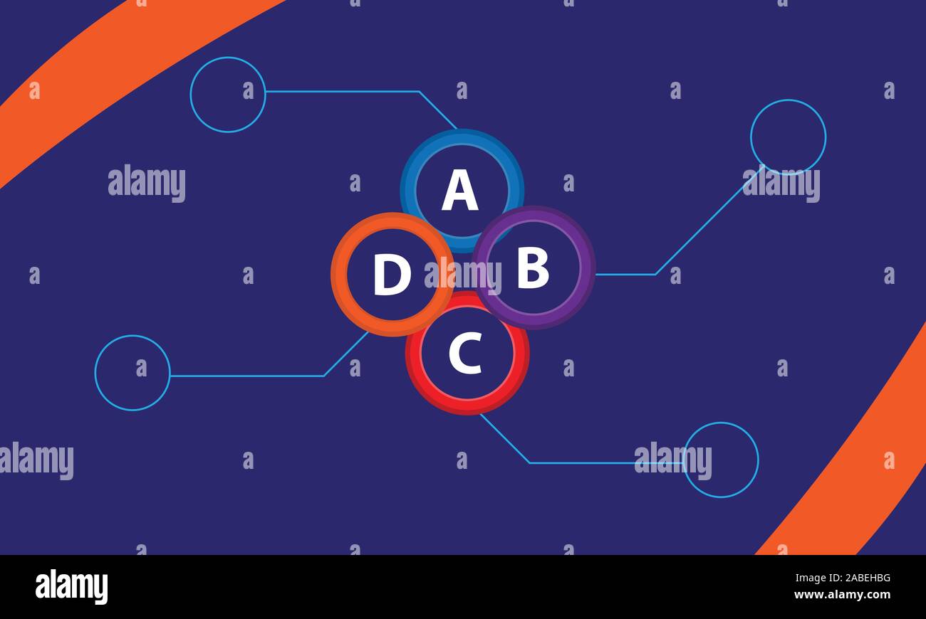 Abstrakte Infografik Hintergrund design Stock Vektor
