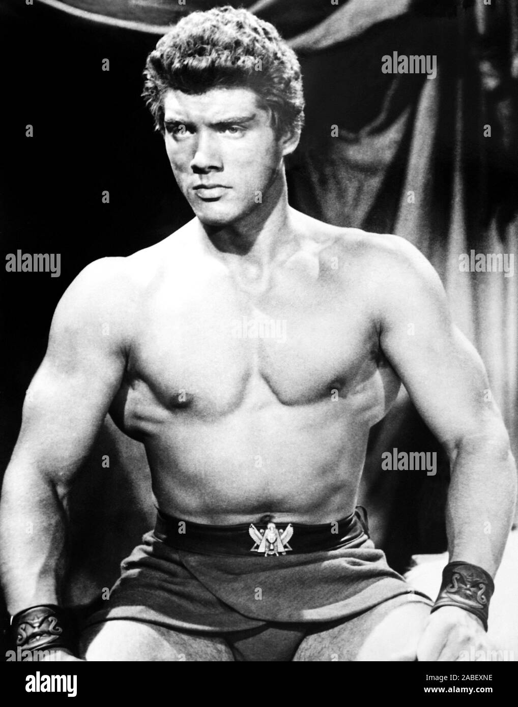 TRIUMPH DER SOHN DES HERKULES, MACISTE, der SOHN (aka GOLIATH, aka MACISTE HIJO DE GOLIAT, aka TRIONFO DE MACISTE, aka LE TRIOMPHE DE MACISTE), Kirk Morris, 1961 Stockfoto