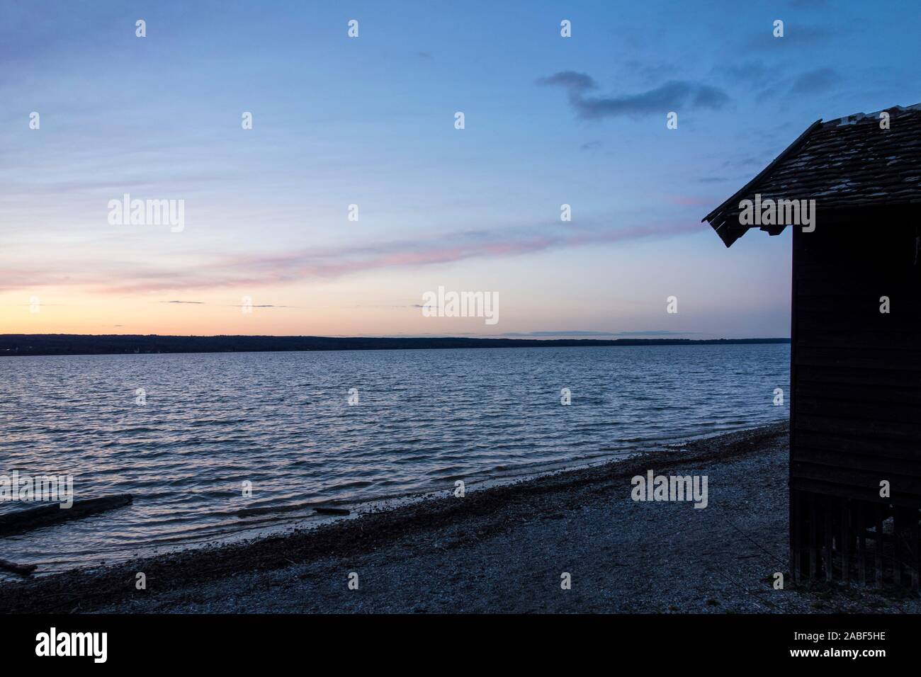 Ammersee, Oberbayern, Deutschland Stockfoto
